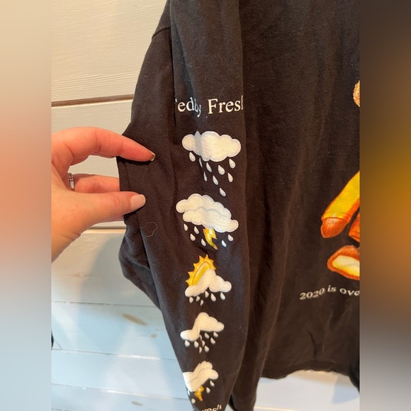 Teddy Fresh men’s medium shirt 2020 is over and my life still sucks long sleeve - Picture 2 of 8